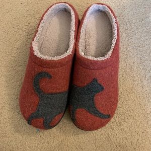 lands end cat slippers